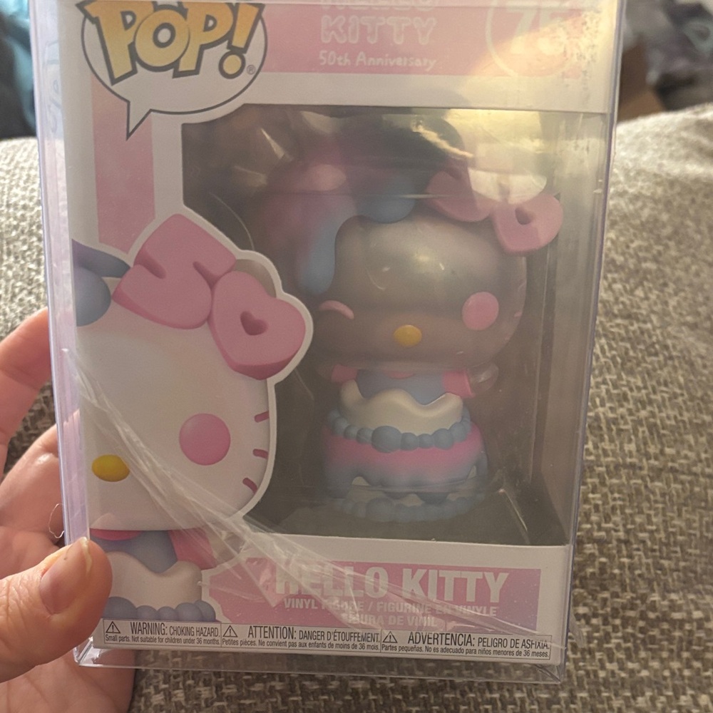 Funko Hello Kitty 50th Anniversary Pastel Pink & Blue Vinyl Figure